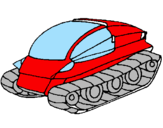 Desenho Nave tanque pintado por joão pedro