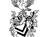 Desenho Escudo de armas e águia pintado por Wig