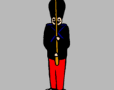 Desenho Soldado de chumbo pintado por qwerty