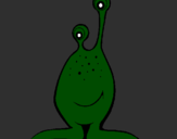 Desenho Mini-extraterrestre pintado por abdggjtyuioplgjrewdgk