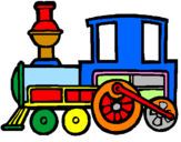 Desenho Comboio pintado por vitor