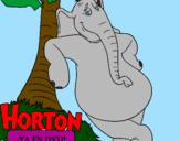 Desenho Horton pintado por maria