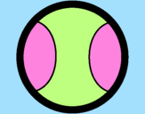 Desenho Bola de basebol II pintado por emanellamartinscoto    