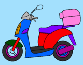 Desenho Ciclomotor pintado por lucas galvao
