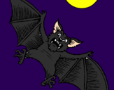 Desenho Morcego cão pintado por karen