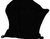 Desenho Capacete de cavaleiro  pintado por jfgfg