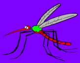 Desenho Mosquito pintado por samuel