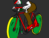 Desenho Ciclismo pintado por matheus