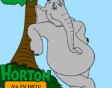 Desenho Horton pintado por Lipe