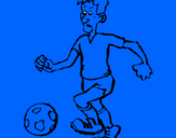 Desenho Jogador de futebol pintado por d re mn,v xzwqrefddhfjghg