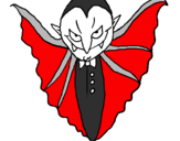 Desenho Vampiro aterrorizador pintado por diogo  18