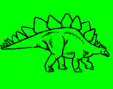 Desenho Stegossaurus pintado por felipe