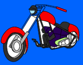 Desenho Moto pintado por ademirmotociclista