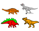 Desenho Dinossauros de terra pintado por EMANUEL