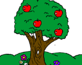 Desenho Macieira  pintado por gabrielly