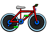 Desenho Bicicleta pintado por maria  eduarda