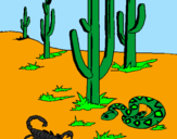 Desenho Deserto  pintado por eduardo