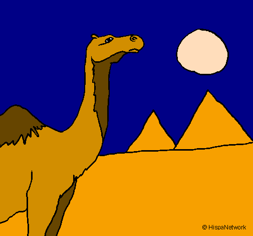 Desenho Camelo pintado por Monalisa