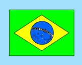 Desenho Brasil pintado por carol 