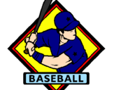 Desenho Logo de basebol pintado por IBARRA