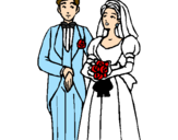 Desenho Marido e esposa III pintado por eu e voce