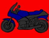 Desenho Motocicleta pintado por lucas dalcin