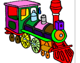 Desenho Comboio pintado por vitor