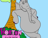 Desenho Horton pintado por Esther