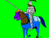 Desenho Jóquei a cavalo pintado por enzo gabriel 
