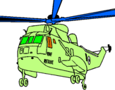 Desenho Helicoptero de resgate pintado por bruno 
