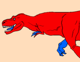Desenho Tiranossaurus Rex pintado por alejandro