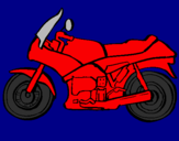 Desenho Motocicleta pintado por Gabriel