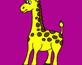 Desenho Girafa pintado por Pri