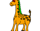 Desenho Girafa pintado por MATEUS