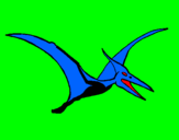 Desenho Pterodáctilo pintado por diego