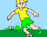 Desenho Jogar futebol pintado por mukkk