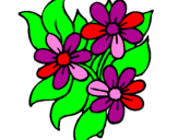 Desenho Florzitas pintado por selena gomez