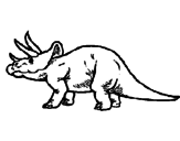 Desenho Triceratops pintado por hj