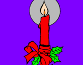 Desenho Vela de natal pintado por NATAN