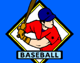 Desenho Logo de basebol pintado por Lipe