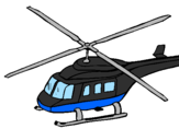 Desenho Helicoptero  pintado por sebi