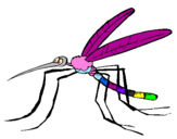 Desenho Mosquito pintado por Sofia