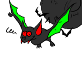 Desenho Morcego louco pintado por fabiro