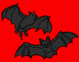 Desenho Um par de morcegos pintado por Rafael lee