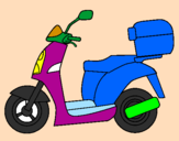 Desenho Ciclomotor pintado por DAVI