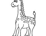 Desenho Girafa pintado por jessica
