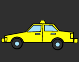 Desenho Taxi pintado por wedson