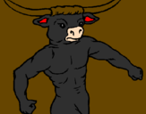 Desenho Cabeça de búfalo pintado por diego