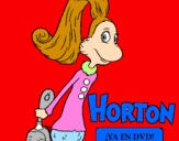 Desenho Horton - Sally O'Maley pintado por ENZO