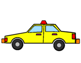 Desenho Taxi pintado por Bruno